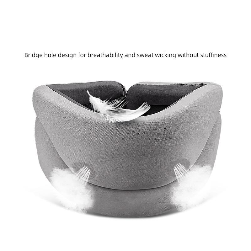 Attelle cervicale en soie glacée pour la migraine Collier cervical Soulage la douleur et la pression cervicale Support de cou souple
