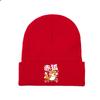 Kawaii Fox Knitted Hat Women's Unisex's Beanie Winter Hat  Warm Melon Cap