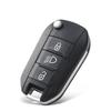Guscio Chiave Auto per Peugeot 208 2008 301 308 508 5008 Rcz Per Citroen C-Elysee C4-Cactus Guscio Chiave con Telecomando Centrale per Fari