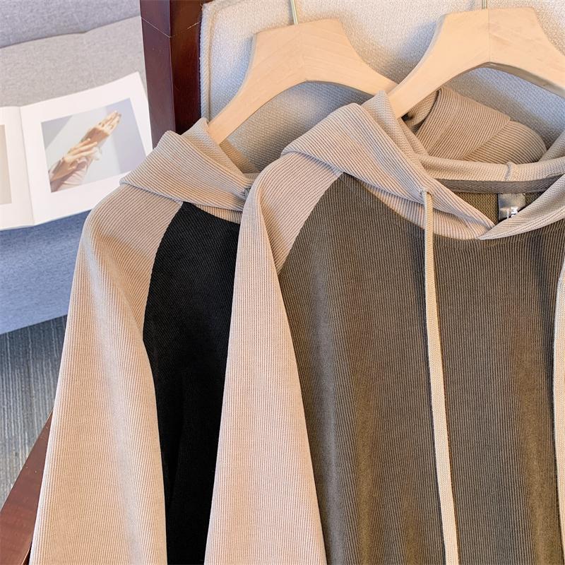 Sweatshirt for Women Cotton Oversize Hooded Thickened Loose Casual Pullover Long Sleeve Top Sweatshirt