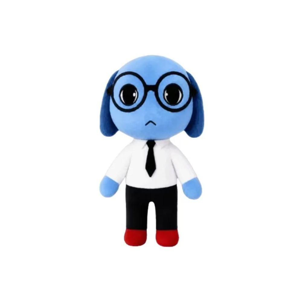 New Horror Animal Hospital Plush Toy Blue Dog Soft Stuffed Cartoon Doll Collectible For Adult Fans Home Decoration Cuddly Gift