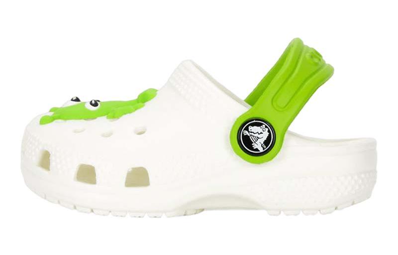 Crocs Breathable And Lightweight Children s Sandals White Green Kids  208653-90H 19-20