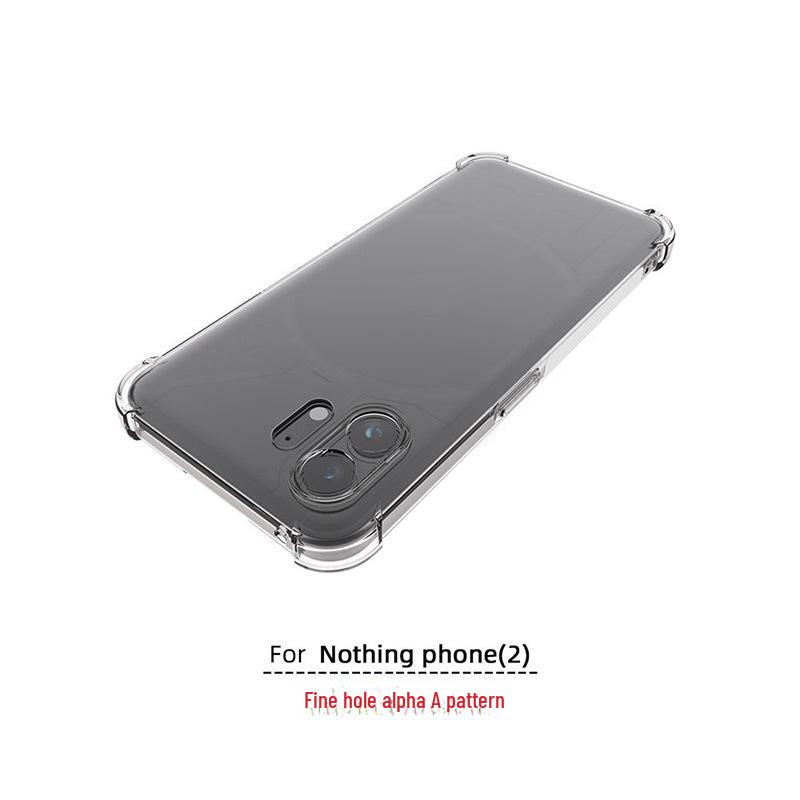 Nothing Phone 2 Silicone Soft Case: Pudding Design Painted Leather