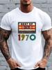 Vintage Cassette Tape Best Of 1970 Unisexs Short Sleeve T Shirt Retro 70s Music Graphic Tee Casual Summer Cotton Top For Male Fans