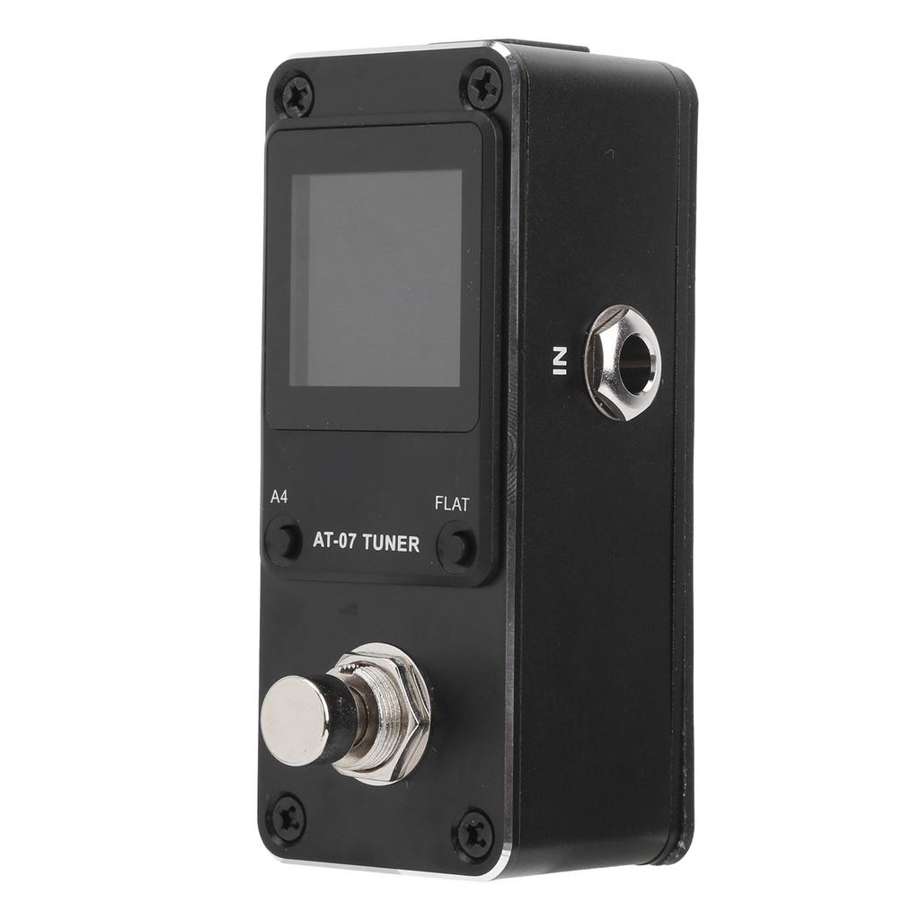 Aroma Pedal Afinador de Guitarra Elétrica Baixo 430?Chave True Bypass 450Hz Liga de Alumínio AT?07