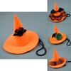 Halloweenský klobouk čarodějnice pro mazlíčky s kreativním designem pro psy a kočky Sváteční kostým Dekorace