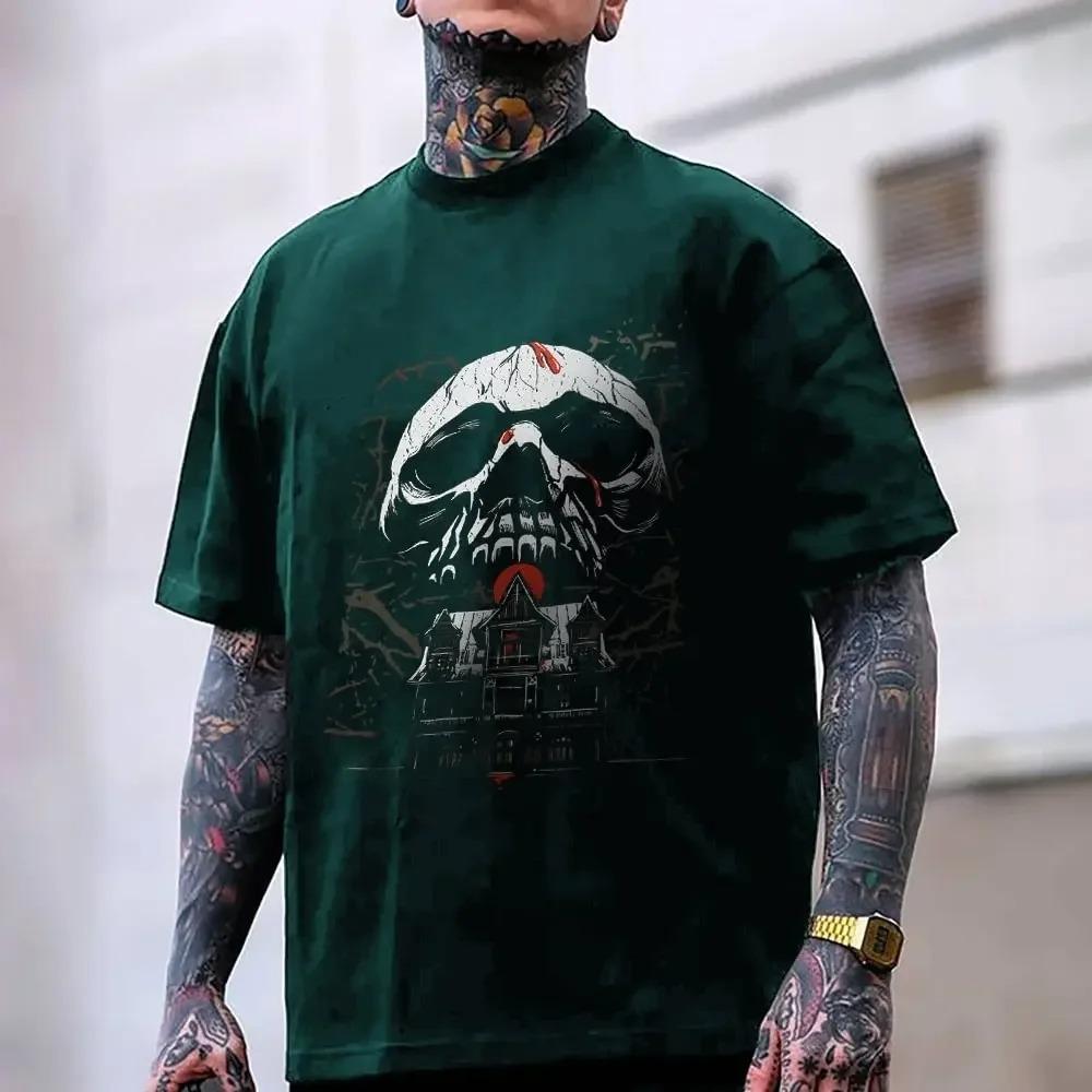 2024 Summer Hot Brand Unique Design Top Quick Dry Short-Sleeved Men's T-shirt Casual Fashion  Street Soft Comfortable Clothing