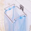 Metal Construction Kitchen Trash Rack Stainless Steel Garbage Storage Trash Bag Holder Office Use