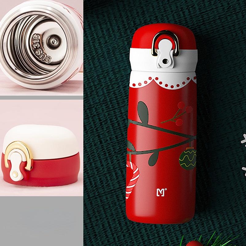 Portable Thermos Cup 350ml Vacuum Flasks Portable Stainless Steel Thermos Cup Water Bottle Travel Tea Mug Office Thermos Cup