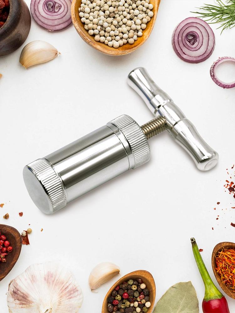 Mini nástroj na lisování koření z hliníkové slitiny Přenosný jednoruční lis na pyl