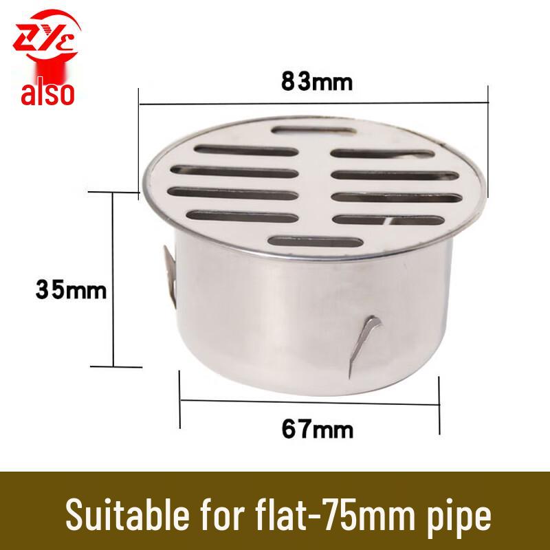 BJ Stainless Steel Round Outdoor Floor Drain
