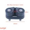 Nylon Rope Clamp with Ball Bearing for Boat Accessories