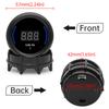 Smoked Len 0-35V Voltage Digital 52mm Gauge Voltmeter BLUE LED VOLTS Car Meter for Universal Gasoline Racing Car 12V