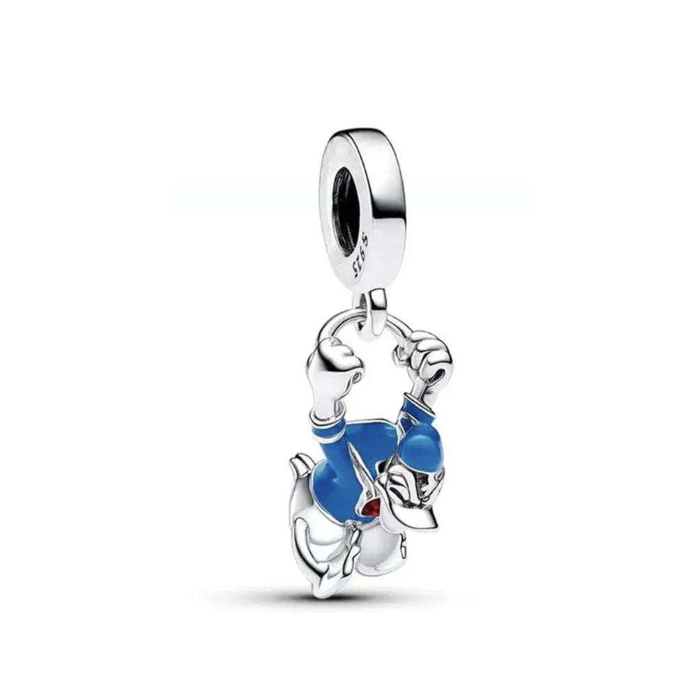 Copper Cartoon Dog, Elephant, Rabbit Bead Pendant Suitable For European Original Bracelet Diy Exquisite Jewelry