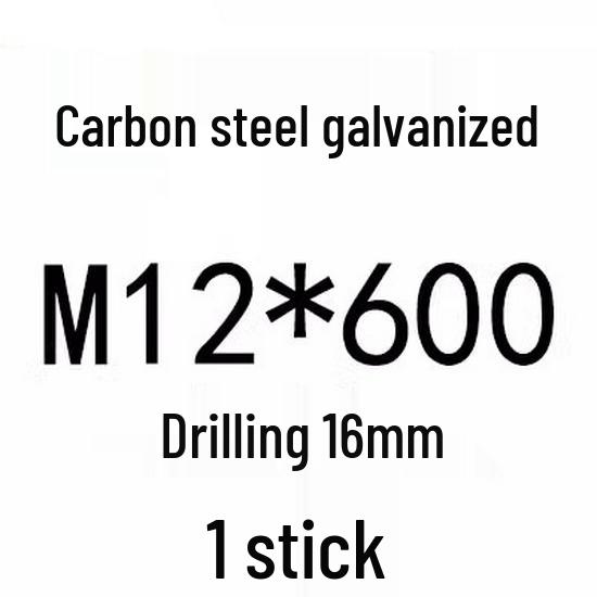 Extra Long Expansion Screws Set - Pull-Out Bolts M6/M8/M10/M12/M14/M16 in Various Sizes (200x250x300x400)