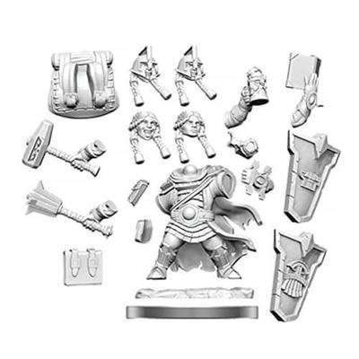 D&D Frameworks Miniature Model Kit (Dwarf Cleric F)