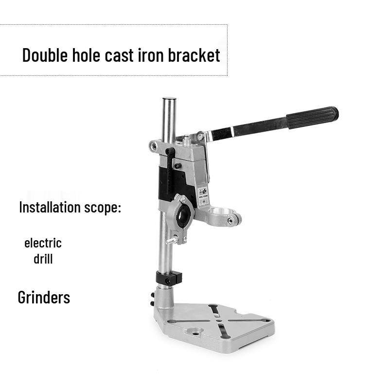 Multi-Function Electric Drill Stand for Bench or Handheld Use
