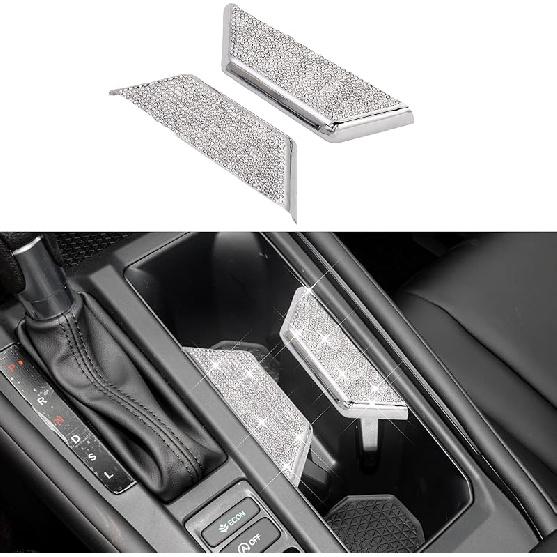 Bling Crystal Car Interior Accessories Sticker Fits for Honda Accord 2024-2025(Silver 8)