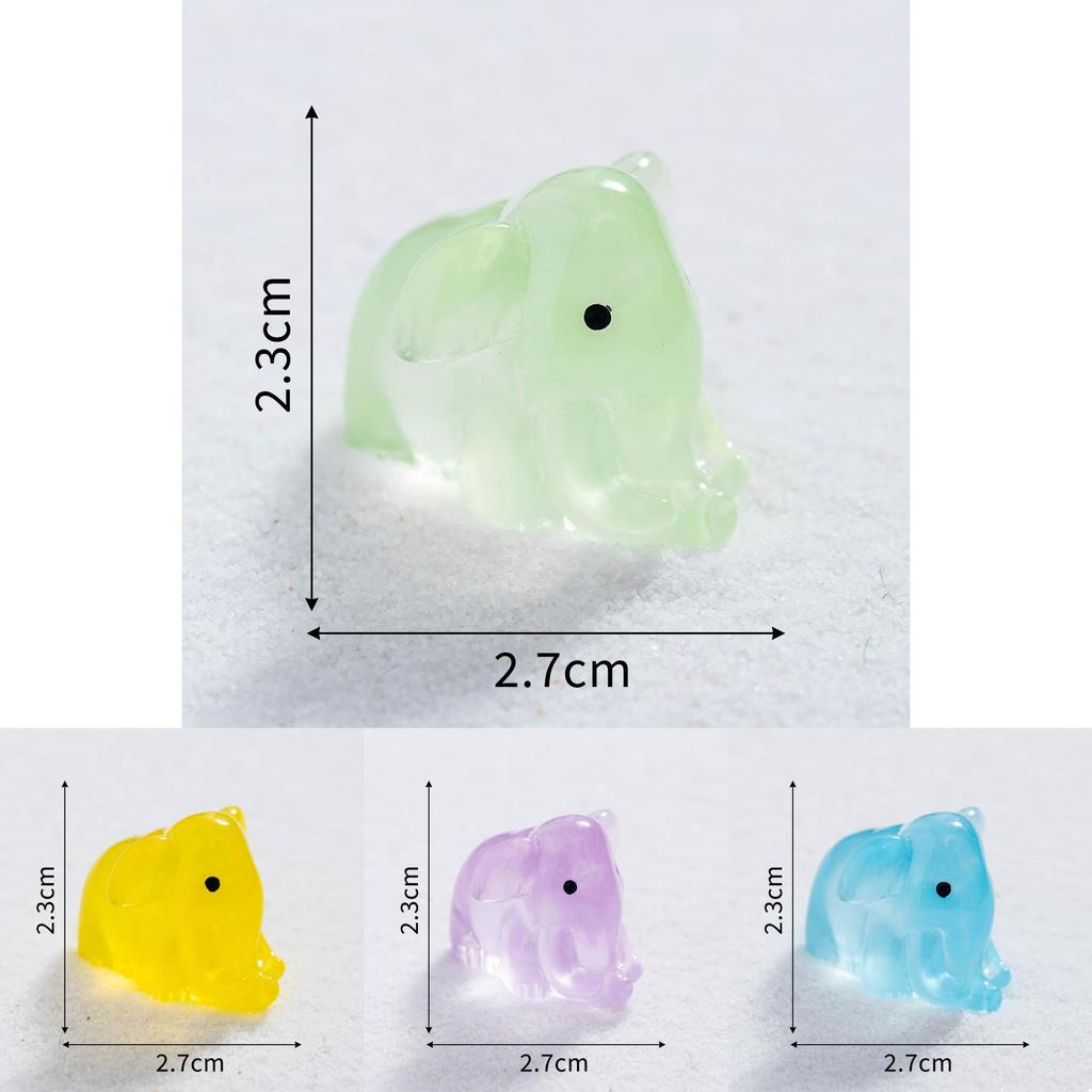 Animal Resin Night Light Creative Mini Mammoth Desk Decor For Kids And Home