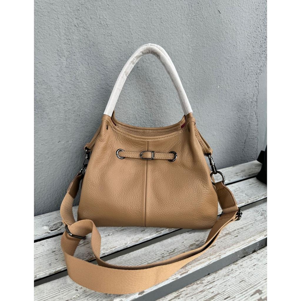 Cowhide Bag Crossbody Bag Mommy Popular Fashion Niche Women Single Shoulder Soft Hand Underarm Leather