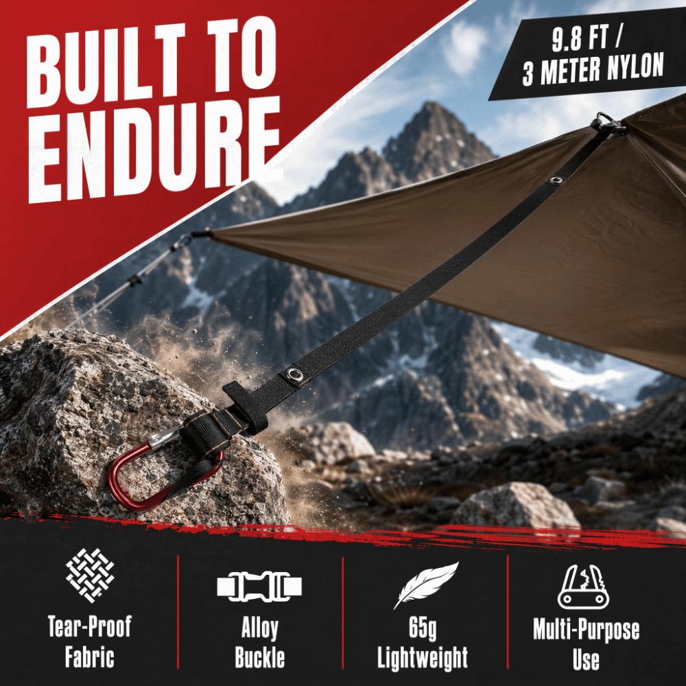 Adjustable Wind Rope High Strength Laundry Hanging Rope Durable Camping Rope Outdoor Camping