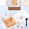 Pabei Disposable 4-inch Cake & Bento Boxes