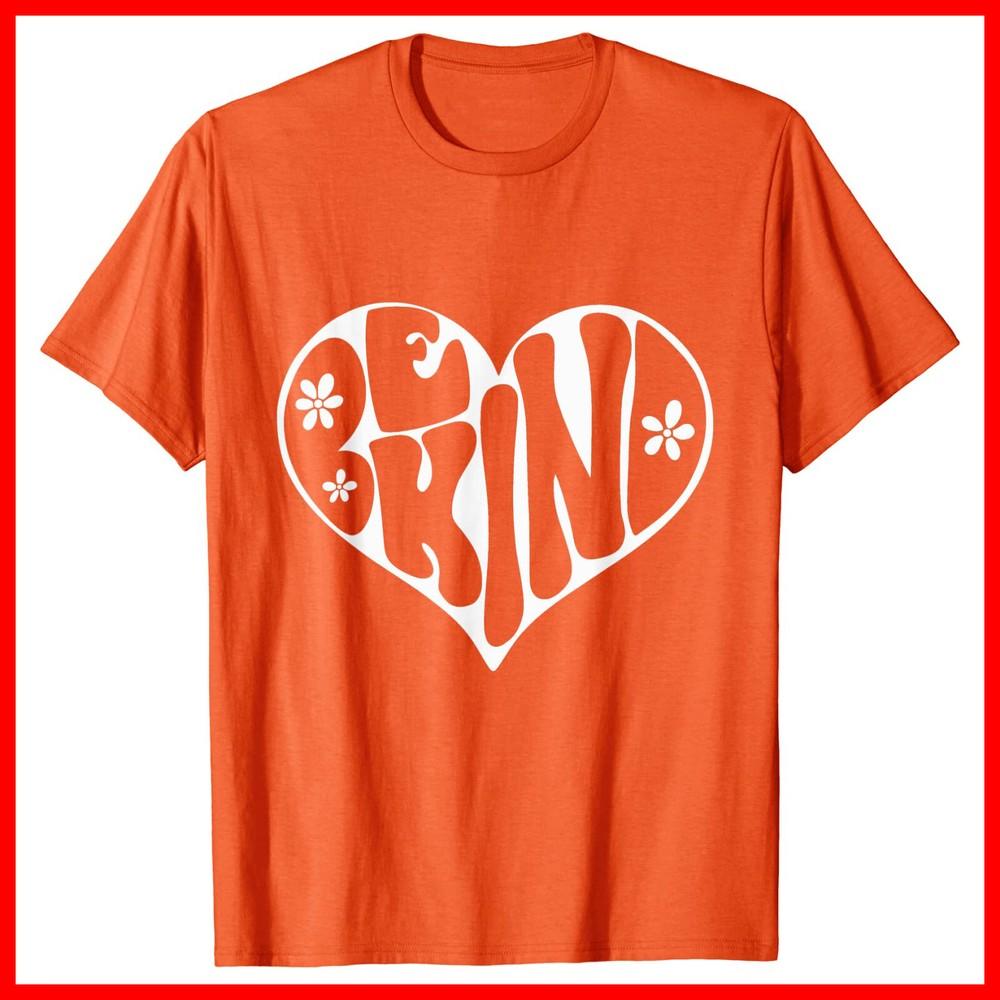 Unity Day Orange Anti Bullying Be Kind Orange Cotton T-Shirt Unisex T-Shirt S