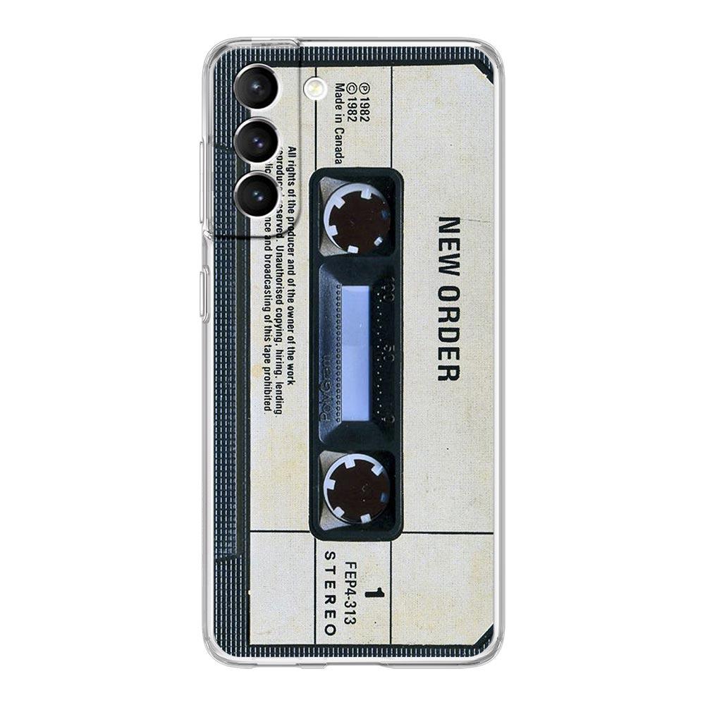 Phone Case For Samsung Galaxy S25 S24 S23 FE S22 Ultra S20 S21 5G S10 S9 Plus S10E S8 Clear Cover Magnetic Radio Tape Cassette