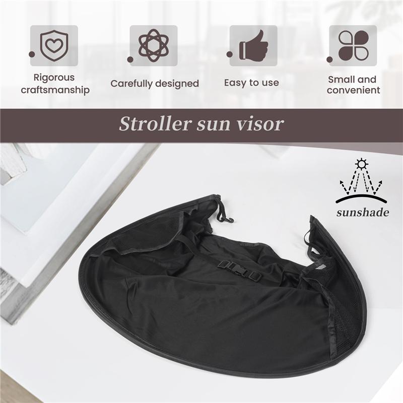 A71Z Baby Stroller Sun Visor Carriage Sun Shade Canopy Cover For Prams Stroller Accessories Car Seat Buggy Pushchair Cap Sun Hoo