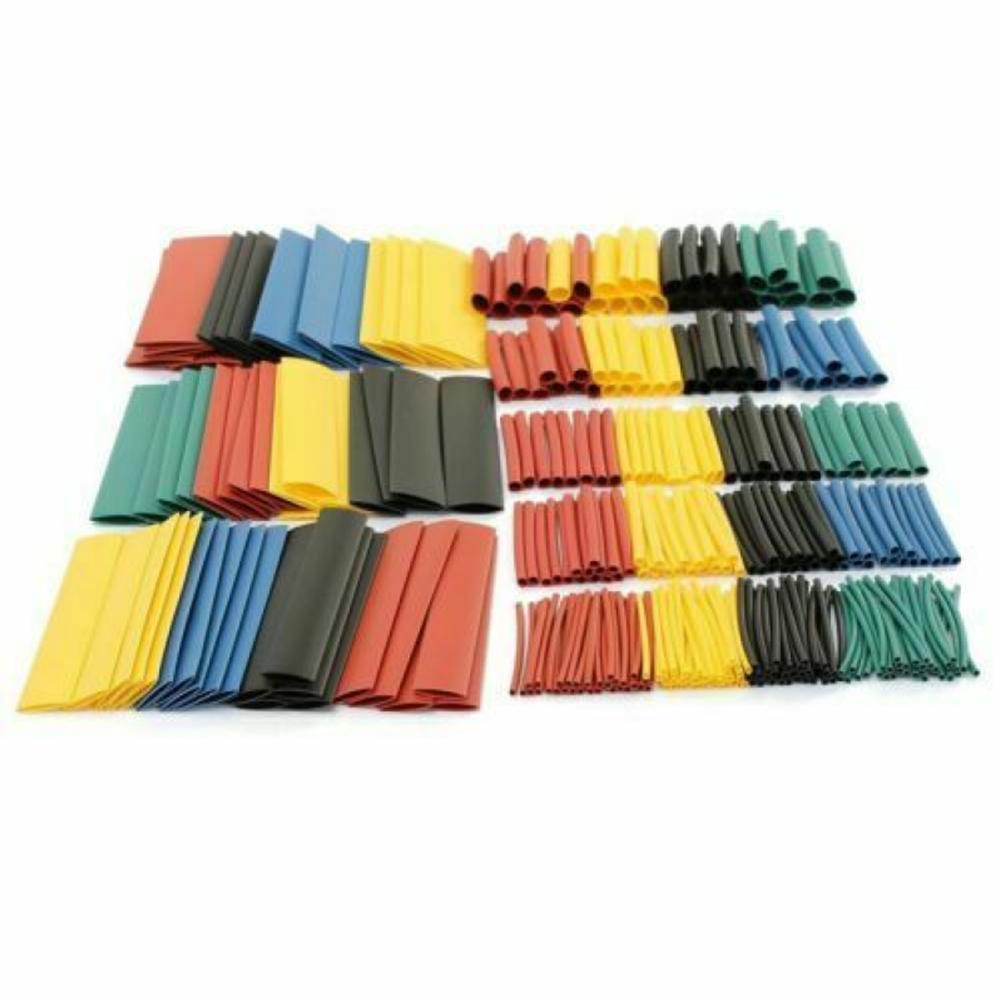 127/328/530pcs Heat-shrink Tubing Sleeve Cable Wire Wrap Tube Assortment Kit Wire Cable Insulation Sleeving