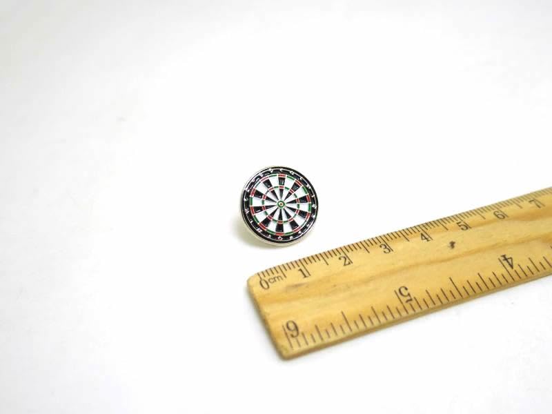 [F NODE] Spilla da Dartboard, 1,9 cm, con Chiusura, Decorazione Elegante, Uso Gioco, Come Indossare, Spilla, Farfalla, Chiusura, Accessorio, Unico, Divertente