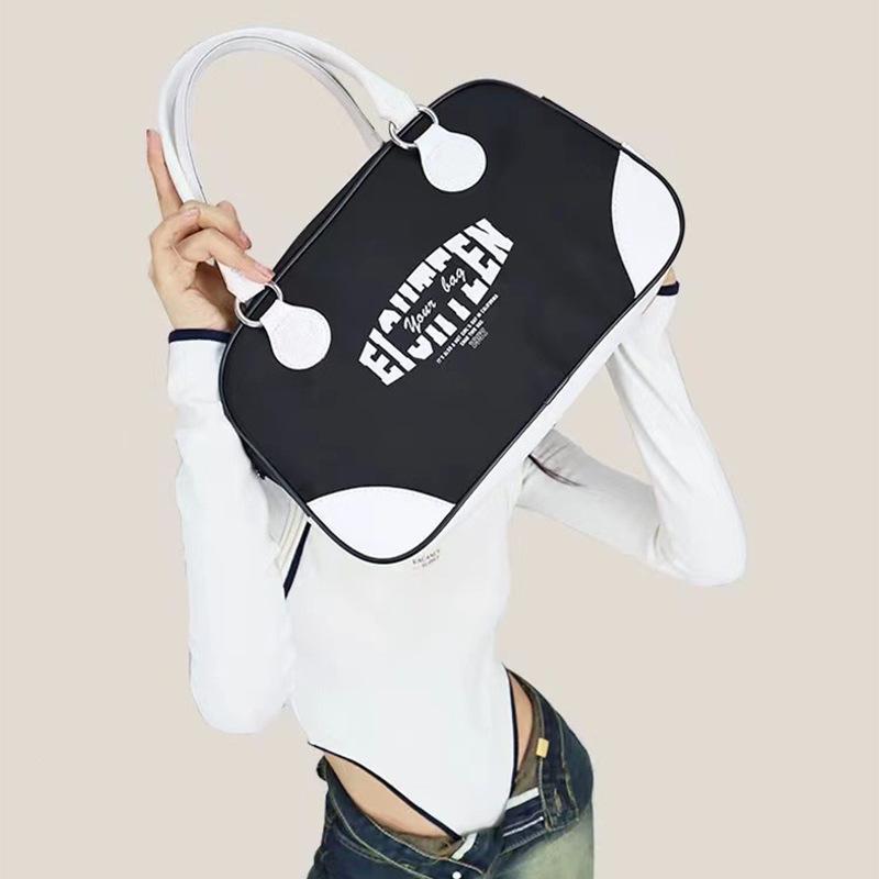 

Новая сумка повседневная модная простая однотонная женская сумка-тоут трендовая женская сумка для работы с темпераментом универсальная чёрный