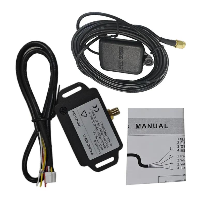 ELING Speedometer Sender Adapter Speed Signal Convertor Shift between GPS and Pulse with GPS Antenna 8-16VDC