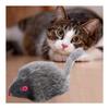 YFFSFDC Cat Toy Mouse Stuffed Animal Set of 6, Fluffy and Soft Cat Chewing Toy, Natural Rabbit Fur, Uncolored, Mouse Shape, Throwing To Relieve