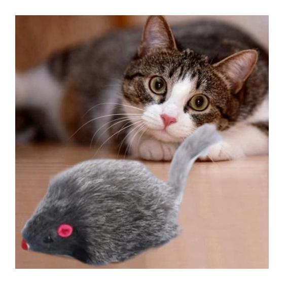 YFFSFDC Cat Toy Mouse Stuffed Animal Set of 6, Fluffy and Soft Cat Chewing Toy, Natural Rabbit Fur, Uncolored, Mouse Shape, Throwing To Relieve