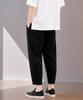 CUSTOMUS Men'S Nylon Spandex Cool Touch Length Baggy Balloon Pants Cxs26Mwpt604 Bla