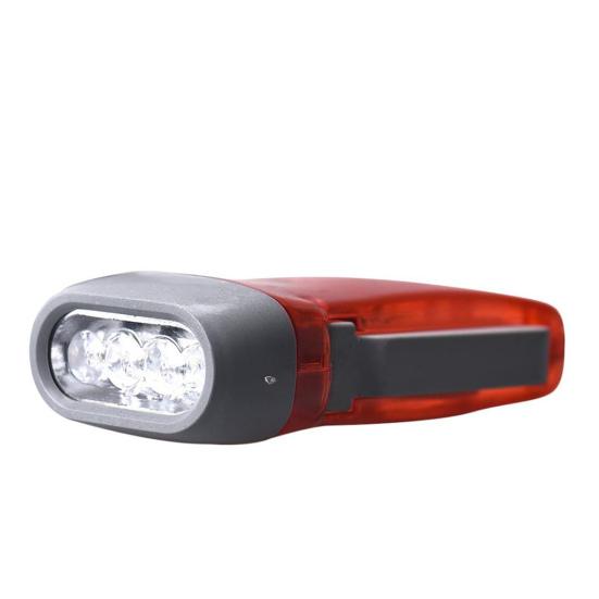 Hand Press Flashlight Light Weight Environmentally Friendly Plastic Practical Camping Hiking Emergency Flashlight for Hiking