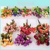 Stunning Artificial Tea Rose Buds Bouquet For Timeless Bridal And Home Decor
