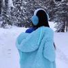Winter Ear Protection Ear Cover Coldproof Earflaps Solid Color Fluffy Earmuffs  Women
