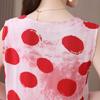 Abito estivo elegante da donna taglie forti, abito lungo senza maniche ampio, abbigliamento vintage femminile