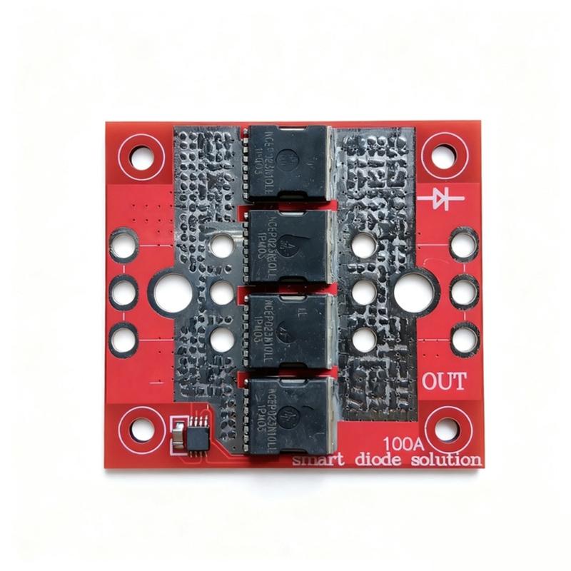 

Модуль ідеального діода 100A з низьким падінням напруги, без заземлення, без обмеження прямого струму, захист від зворотного струму, зарядний, промисловий, високий струм 1