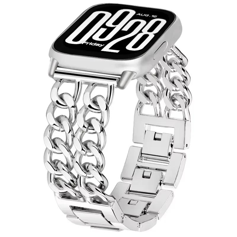 20mm 22mm Luxury Metal Watchbands For Redmi Watch 5 Active/Lite/Xiaomi Watch S4 Bracelet Galaxy 7 6 5 4 Classic Correa Wristband