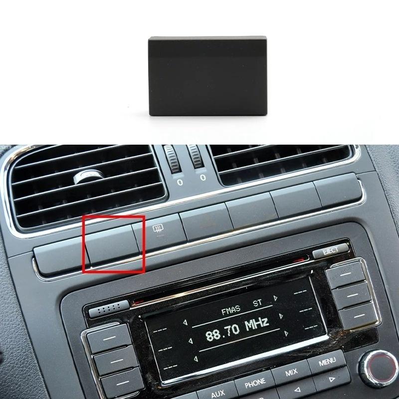 For VW POLO 2011-2016 Center Console Switch Button Cap Car Interior Accessories Rear Windshield Heating/Emergency Light Button