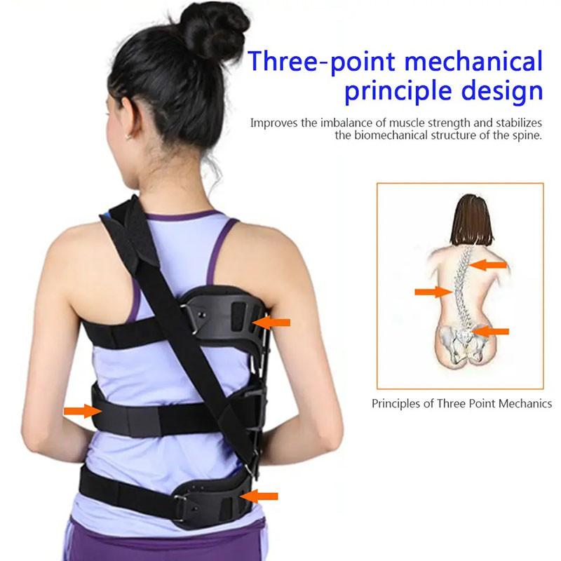 Back Postoperative Recovery Fixation Bracket Adjustable Scoliosis Posture Corrector Adults Health Support Brace Posture Corrector