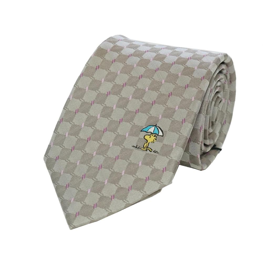 PEANUTS Necktie Peanuts Woodstock Necktie DW1113 Gray Necktie Snoopy Woodstock Character Present [Peanuts]