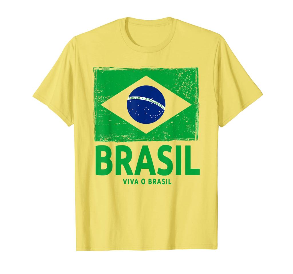 Brazil Flag Ideas Brazilian Flag Heritage Men's T-Shirt