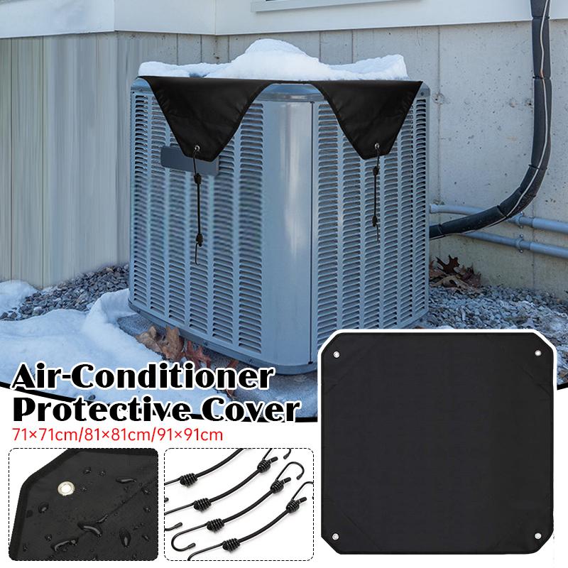 Winter Air Conditioner Covers for Outside Units Waterproof Central Cover Sturdy Covers Ac Outdoor Heat Pump Cover