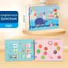 Kid Quiet Busy Book Montessori Baby Educational Toy Pasture Friut Animal Sorting Match Game Baby Sticker Toy for Child Book Gift