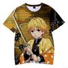 Japanese Anime Ghost Slayer Blade T-shirt Cartoon Adult Children Butterfly Ninja Bean Charcoal Jiro 3D Printed Short Sleeve