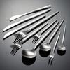 304 stainless steel matte Portuguese western food knives, forks and spoons multi-specification desserts restaurant value tableware gifts